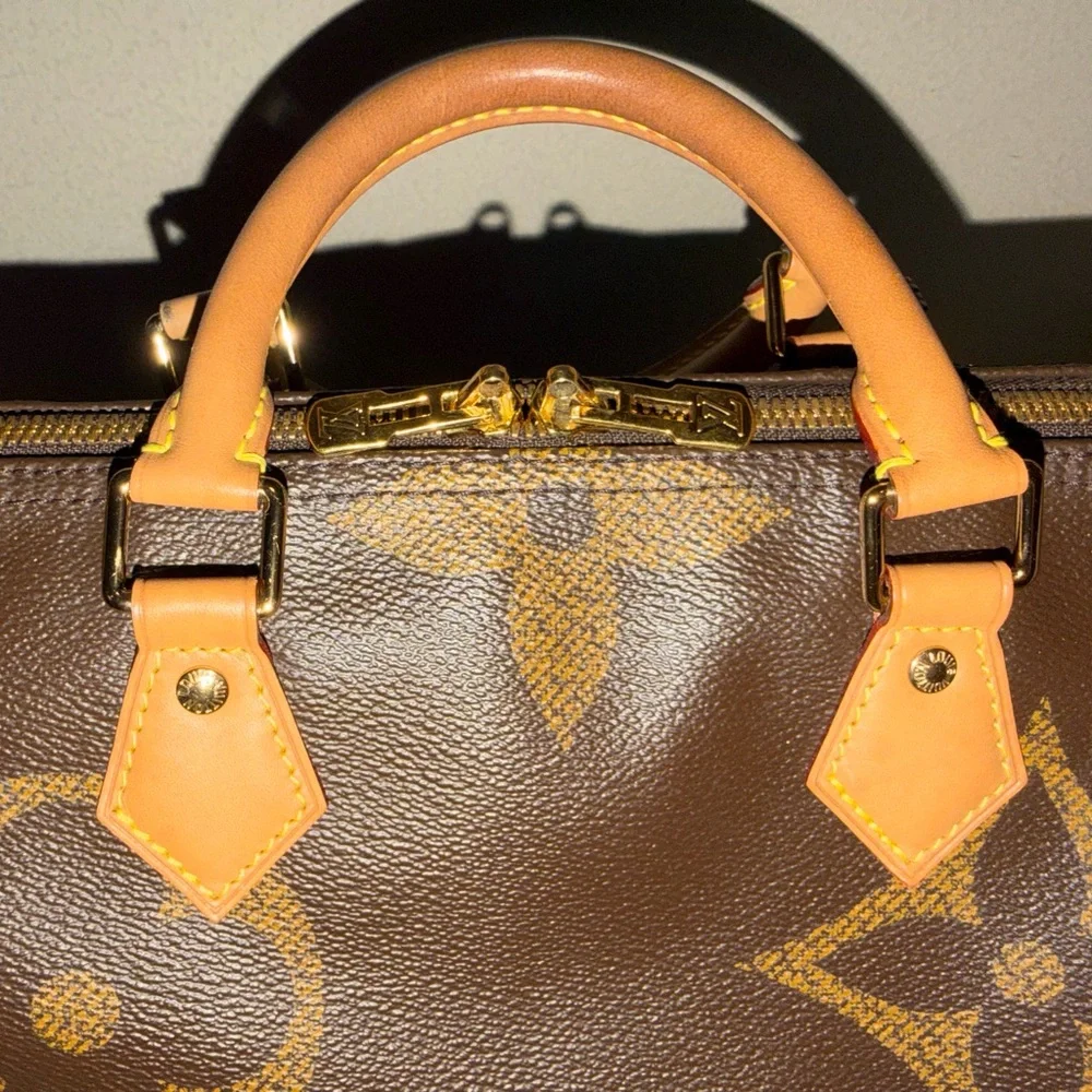 Louis Vuitton Speedy 30 Bandouliere Reverse Giant Monogram
